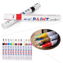 2Pcs 12Colors Car Paint Marker Pen Waterproof Permanent Tire Tread Rubber Metal Access Painting Pens 2024 - buy cheap