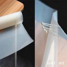 TPU Fabric Transparent Milk White PVC Liquid Plastic Film Waterproof DIY Raincoat Decor Crystal Bags Clothing Designer Fabric 2024 - buy cheap