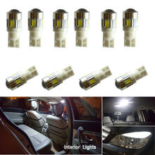 Luz led interna para carro volvo, 10 peças, w5w, t10, 194, xc60, xc90, s60, v70, s80, s40, v40, v50, xc70, v60, c30, 850, c70, xc, 60 leds, automóvel, 12v 2024 - compre barato