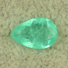 Piedra Paraiba de 3x5 ~ 13x18mm, gemas de fusión empalmadas de cristal en forma de gota de pera de Color verde para fabricación de joyas, venta al por mayor 2024 - compra barato