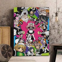 Anime Manga Danganronpa Poster Painting Bedroom Bar Cafe Decoration Japanese Manga Poster Wall Art Sofa Background Wall 2024 - buy cheap