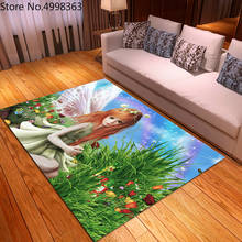 Large Rugs and Carpets for Home Living Room Fantasy Forest 3D Print Floor Mats Fairy Cartoon Child Baby Crawl Rugs Area Rugs 2024 - buy cheap