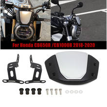 Motorcycle Windshield For Honda CB650R 2018 2019 2020 CB 650R WindScreen Front Screen CB1000R 2019 2020 cb650r Wind Deflector 2024 - buy cheap