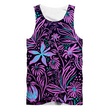 UJWI New Fashion Summer Cool Tanks Print Flower geometric leaves Tank Top 3d Vest Man Sleeveless Shirt Undershirt Tracksuits 2024 - buy cheap