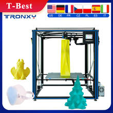 Tronxy-impresora 3D X5SA-500 PRO, 500x500x600mm, extrusora Titan, placa base Ultra silenciosa, compatible con detección de filamento de impresión 2024 - compra barato