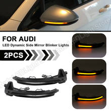 2Pcs For Audi A4 B9(8WH)(8W5)(8W2)A5 Coupe/Convertible Sport Sportback S4 S5 LED Dynamic Mirror Blinker Light Turn Signal Lamp 2024 - buy cheap