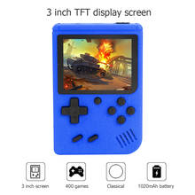 Built-in 400 Games Pocket Video Player 3-inch TFT Color Screen Video Handheld Gamepad Portable Retro Games Console Kids Gift 2024 - buy cheap