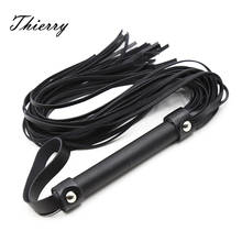 Thierry BDSM Bondage Sex Toys for Couples PU Leather Flogger Bondage Sex Whip Flogger BDSM Slave Whip Spanking Butt Adult Games 2024 - buy cheap