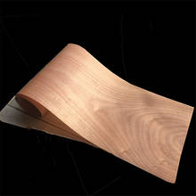 Натуральный натуральный деревянный шпон, нарезной ореховый мебельный шпон, шпон со шлифованной поверхностью, четверть, размер 0,2 мм 2024 - купить недорого