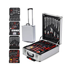 186 sets of Aluminum Alloy Box Tool Set Hardware Tool Set Bar Box Set Tool Retail Wholesale With advanced box 2024 - buy cheap