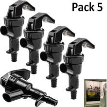 5X Plastic Draft Beer Dispensing Picnic Party Pump Keg Squeeze Lever Tap Faucet 2024 - buy cheap