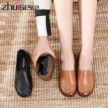 Summer new style comfortable casual leather mother shoes cowhide single shoes soft sole women's shoes sandals 2024 - buy cheap