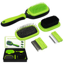 5 In 1 Pet Grooming Pet Dog Comb Brush Set Cat Puppy Grooming Hair Removal Comb For Long Hair Dogs Cats Pet Supplies 2024 - buy cheap
