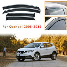 Protector meteorológico para Nissan Qashqai, visera para la lluvia y el sol, accesorios para automóviles, 2008, 2009, 2010, 2011, 2012, 2013-2019 2024 - compra barato