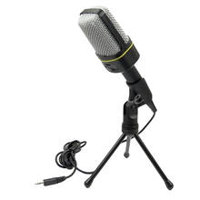 3.5mm Condenser Microphone with Mount Tripod for Computer USB PC Laptop Singing Gaming Streaming Podcasting Recording 2024 - buy cheap