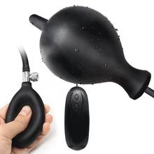 Inflável Super Grande Plugue Anal Vibrador Anal Dilatador Próstata Massager Big Butt Plug Brinquedo Sexual Dildos Para Mulheres Dos Homens Gay 2024 - compre barato