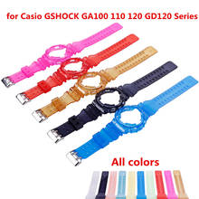 Watch Accessories GA110 Series Strap Watch Case For GSHOCK Resin Transparent Strap GD 120 GA 100 GA 110 GA 100C Strap Case 2024 - buy cheap