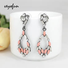 Veyofun Cute Hollow Acrylic Drop Earrings Trendy Dangle Earrings for Women Fashion Jewelry Gift Wholesale 2024 - buy cheap