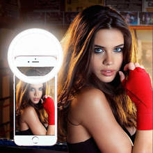 Lámpara de Selfie Universal para teléfono móvil, anillo de Flash portátil, 36 LED, anillo luminoso, Clip de luz de relleno para iPhone 8, 7, 6 Plus, Samsung 2024 - compra barato