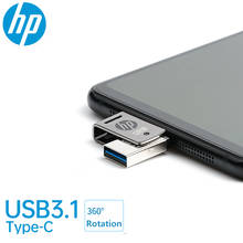 HP X5000M Metal OTG Type-C USB 3.1 Dual Use High Speed USB Flash Drive for SmartPhone/Tablet 64GB 128GB 256GB Pen drive High 2024 - buy cheap
