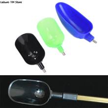 1PCS 33g/67g Plastic Bait Casting Scoop For Feeding Particles Boilies Carp Fishing Fish Bait Tool Thread Toss Throw Spoon 2024 - buy cheap