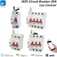 20A 1P/2P/3P/4P WiFi Smart Circuit Breaker Automatic Switch overload short circuit protection with Amazon Alexa Google home 2024 - buy cheap