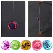 Bola de YoYo con luz LED luminosa, juguete de alta velocidad para niños, Control de cuerda, entretenimiento 2024 - compra barato