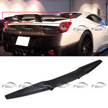 Real Carbon Fiber Rear Trunk Spoiler Lip Splitter For Ferrari 458 Italia Spider 2-Door 11-13 2024 - buy cheap