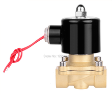 1" 1-1/4" Normally closed brass solenoid valve 2W solenoid water inlet valve 12V 24V 220V 110V 380v for Water Air 2024 - buy cheap