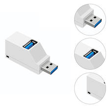 Universal Mini 3 Ports USB 2.0/3.0 Hub Laptop PC High Data Transmission Speed USB Splitter Adapter 2024 - buy cheap