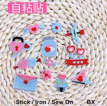 Stick Iron Sew On 10 Pcs Embroidered Patches Jeans Coat Tshirt Bag Shoe Hat Decor Repair Motif Emblem Diy Accessory 2024 - buy cheap