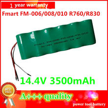 14.4V 3500mAh NI-MH Replacement Battery pack For FMART FM-006 FM008 FM010 R-760 R-830 Vacuum Cleaner Battery 2024 - buy cheap