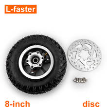 Roda de freio a disco embutida, 8 peças, scooter, com disco de freio 200x50, placa de freio de 120mm 2024 - compre barato