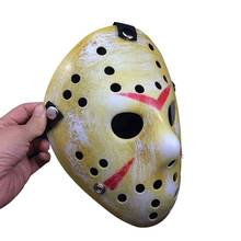 Mascarilla de Halloween de Jason Vs Friday, 1 unidad, 13, Cosplay de Hockey de terror, máscara de mascarada de asesino de Halloween 2024 - compra barato