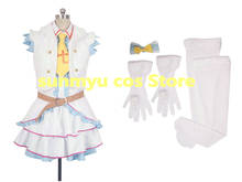 Love Live!SNOW HALATION Minami Kotori with hairbow and gloves and socks Cosplay Costume Size Customizable Halloween 2024 - buy cheap
