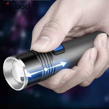 XM-L T6 Built-in Battery Led Usb Rechargeable Flashlight Small Scout Zoomable Torch Lantern Easy to Carry 4 Mode Aluminum Alloy 2024 - buy cheap