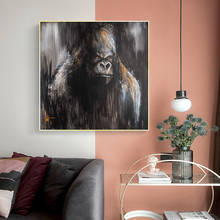 Europen Style Decoration Pictures Room Wall Printed Handpaind Animal Painting Modern Home Decor Poster Monkey Wall Art Pictures 2024 - buy cheap