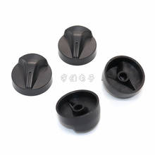 29 * 15mm black plastic knob flower shaft 6MM coding switch knob cap potentiometer speed regulating knob cap 2024 - buy cheap