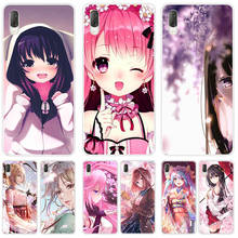 Anime Cherry Blossom Girl Case For Sony Xperia X XA XA1 XA2 Ultra L1 L2 L3 XZ3 M4 Aqua Z3 Z5 Premium E5 XZ XZ1 XZ2 Compact Cover 2024 - buy cheap