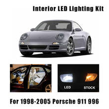 13pcs White Canbus Error Free License Plate Lamp LED Bulbs Interior Reading Ceiling Light Kit For 1998-2005 Porsche 911 996 2024 - buy cheap