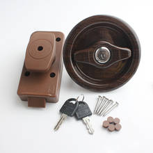TYTXRV аксессуары дверной замок для ванной комнаты коричневый (с ключом) мотор для дома лодки морской караван 2024 - купить недорого