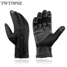 TWTOPSE Winter Men Women Cycling Gloves Waterproof Warm Windproof Sports Gloves MTB Bike Bicycle Motorcycle Ski Snowboard Gloves 2024 - buy cheap