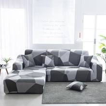 Capa de sofá elástica para sala de estar, cobertura geométrica, elástica para sofá de 1, 2, 3, 4 lugares 2024 - compre barato