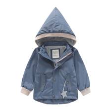 Spring Autumn Rainproof Hooded Child Coat Windproof Kids Outfits Warm Baby Girl Boy Jacket Children Outerwear For 2-11 Years Old 2024 - buy cheap