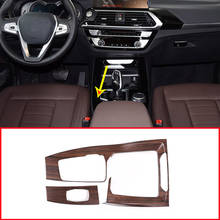 2pcs Pine Wood Grain ABS Style For BMW X3 X4 G01 G02 2018 2019 Left Hand Drive Car Gear Shift Frame Panel Trim Accessories 2024 - buy cheap