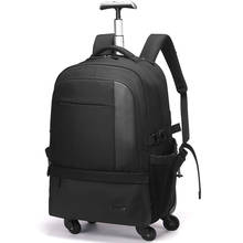 Business travel trolley suitcase bag with 4 wheels trolley backpack men women multifunctional luggage bag large capacity valise 2024 - buy cheap