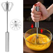 Semi-automatic Egg Beater 304 Steel Egg Whisk Manual Hand Mixer Self Turning Egg Stirrer Kitchen Accessories Egg Tools 2024 - buy cheap