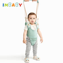 IMBABY-cinturón multifuncional para Andador de bebé, cinturón de seguridad anticaída, cuatro modos de uso, cuerda de tracción con baberos, regalo 2024 - compra barato