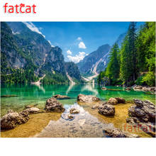 FATCAT Natural Scenery River Diamond Painting Full Square Round Drill Diy 5D Diamond Embroidery Mosaic Needlework decor AE1307 2024 - buy cheap