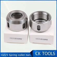 high quality OZ25 OZ32 spring collet set nut for spring collet chuck head holder OZ clamping collet nut 2024 - buy cheap